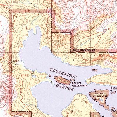 United States Geological Survey Mount Katmai A-2, AK (1951, 63360-Scale) digital map