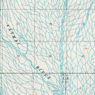 United States Geological Survey Mount Katmai A-3, AK (1951, 63360-Scale) digital map