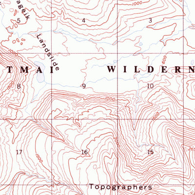 United States Geological Survey Mount Katmai A-4, AK (1951, 63360-Scale) digital map