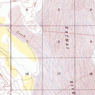 United States Geological Survey Mount Katmai A-4, AK (1951, 63360-Scale) digital map