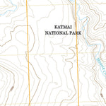 United States Geological Survey Mount Katmai A-4 NE, AK (2019, 25000-Scale) digital map