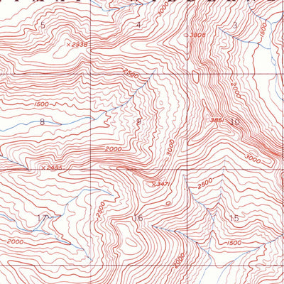 United States Geological Survey Mount Katmai A-5, AK (1951, 63360-Scale) digital map