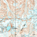 United States Geological Survey Mount Katmai, AK (1951, 250000-Scale) digital map