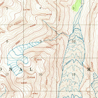 United States Geological Survey Mount Katmai B-3, AK (1951, 63360-Scale) digital map