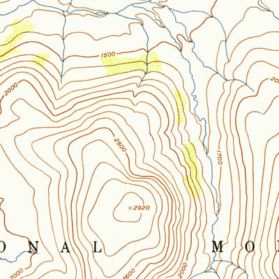 United States Geological Survey Mount Katmai B-6, AK (1951, 63360-Scale) digital map