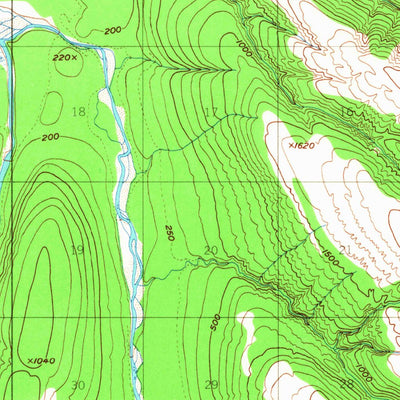 United States Geological Survey Mount Katmai D-1, AK (1953, 63360-Scale) digital map