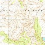 United States Geological Survey Mount Katmai D-6, AK (1951, 63360-Scale) digital map