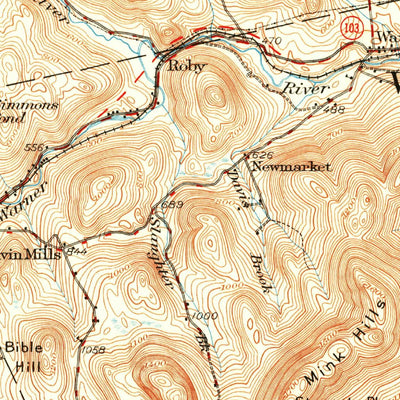 United States Geological Survey Mount Kearsarge, NH (1928, 62500-Scale) digital map