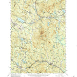 United States Geological Survey Mount Kearsarge, NH (1956, 62500-Scale) digital map