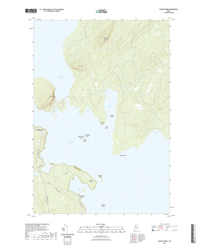 United States Geological Survey Mount Kineo, ME (2021, 24000-Scale) digital map