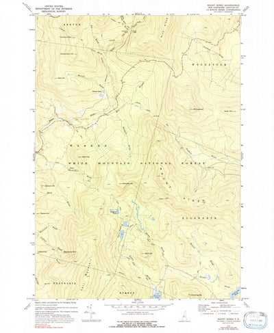United States Geological Survey Mount Kineo, NH (1973, 24000-Scale) digital map