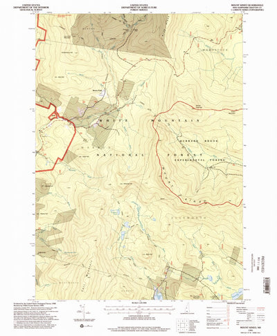 United States Geological Survey Mount Kineo, NH (1995, 24000-Scale) digital map