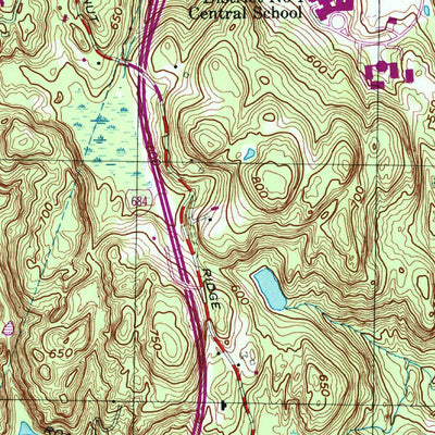 United States Geological Survey Mount Kisco, NY-CT (1998, 24000-Scale) digital map