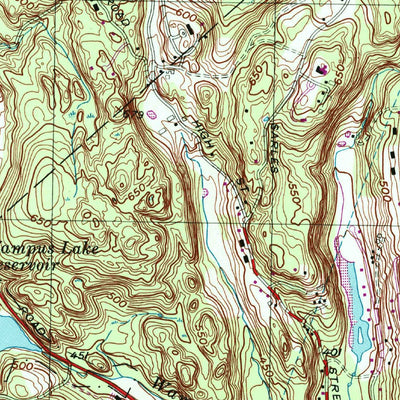 United States Geological Survey Mount Kisco, NY-CT (1998, 24000-Scale) digital map