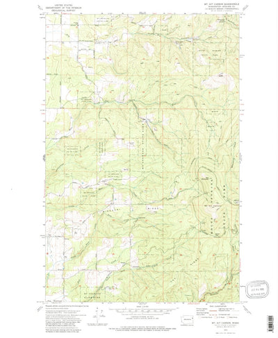 United States Geological Survey Mount Kit Carson, WA (1973, 24000-Scale) digital map