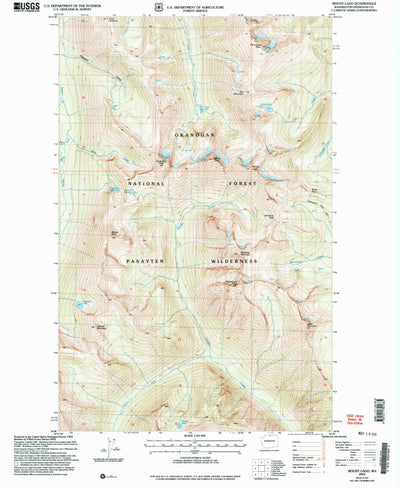 United States Geological Survey Mount Lago, WA (2002, 24000-Scale) digital map