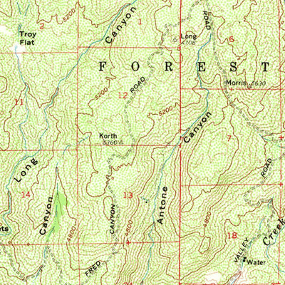 United States Geological Survey Mount Laguna, CA (1960, 62500-Scale) digital map