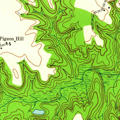 United States Geological Survey Mount Landing, VA (1944, 24000-Scale) digital map