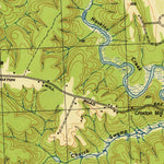 United States Geological Survey Mount Landing, VA (1944, 31680-Scale) digital map