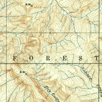 United States Geological Survey Mount Leidy, WY (1902, 125000-Scale) digital map
