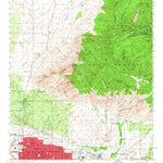 United States Geological Survey Mount Lemmon, AZ (1957, 62500-Scale) digital map
