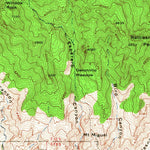 United States Geological Survey Mount Lemmon, AZ (1957, 62500-Scale) digital map