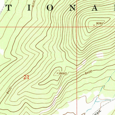 United States Geological Survey Mount Lena, UT (1967, 24000-Scale) digital map