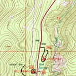 United States Geological Survey Mount Lena, UT (1996, 24000-Scale) digital map