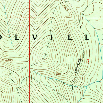 United States Geological Survey Mount Leona, WA (1992, 24000-Scale) digital map
