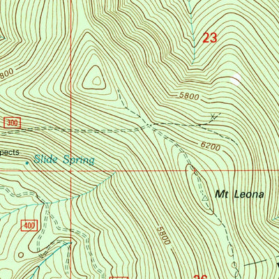 United States Geological Survey Mount Leona, WA (1992, 24000-Scale) digital map