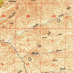 United States Geological Survey Mount Lewis, NV (1950, 62500-Scale) digital map