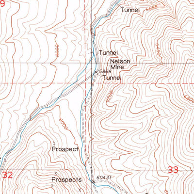 United States Geological Survey Mount Lewis, NV (1985, 24000-Scale) digital map