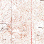 United States Geological Survey Mount Lewis, NV (1985, 24000-Scale) digital map