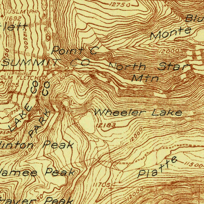 United States Geological Survey Mount Lincoln, CO (1938, 48000-Scale) digital map