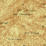 United States Geological Survey Mount Lincoln, CO (1938, 48000-Scale) digital map