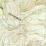 United States Geological Survey Mount Linnaeus, UT (1985, 24000-Scale) digital map