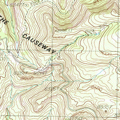 United States Geological Survey Mount Linnaeus, UT (1985, 24000-Scale) digital map