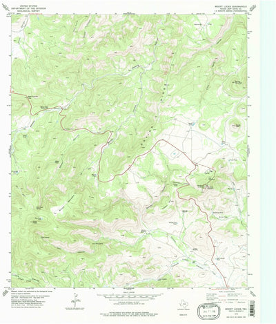 United States Geological Survey Mount Locke, TX (1978, 24000-Scale) digital map
