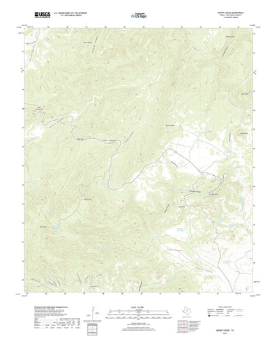 United States Geological Survey Mount Locke, TX (2019, 24000-Scale) digital map