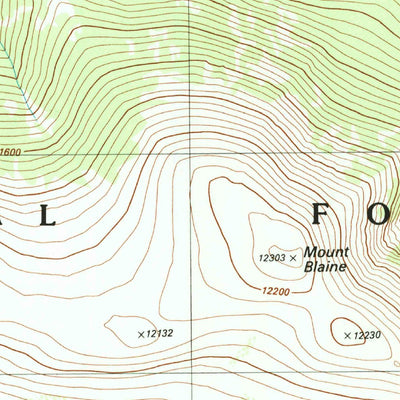 United States Geological Survey Mount Logan, CO (1987, 24000-Scale) digital map