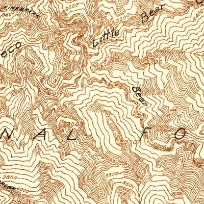 United States Geological Survey Mount Lowe, CA (1934, 24000-Scale) digital map