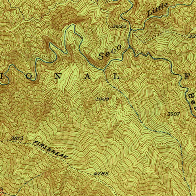 United States Geological Survey Mount Lowe, CA (V1, 1939) digital map