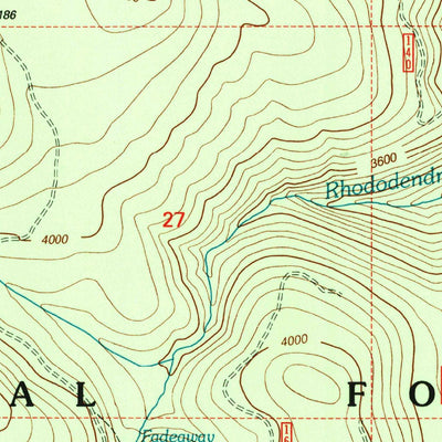 United States Geological Survey Mount Lowe, OR (1997, 24000-Scale) digital map