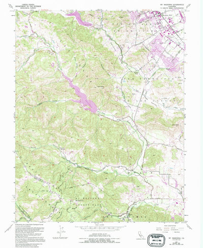 United States Geological Survey Mount Madonna, CA (1955, 24000-Scale) digital map
