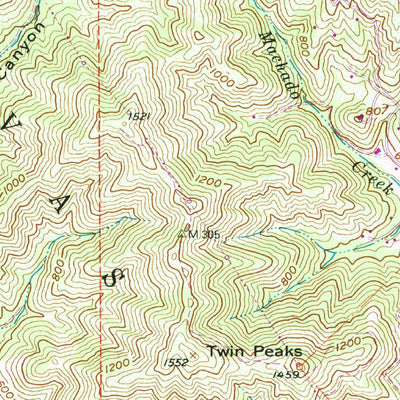 United States Geological Survey Mount Madonna, CA (1955, 24000-Scale) digital map
