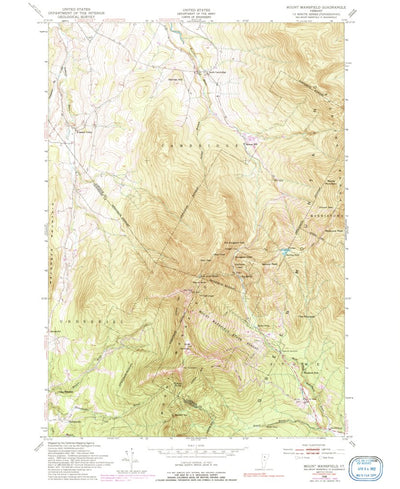 United States Geological Survey Mount Mansfield, VT (1948, 24000-Scale) digital map