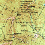 United States Geological Survey Mount Mansfield, VT (1989, 100000-Scale) digital map