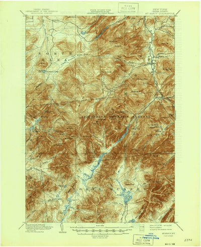 United States Geological Survey Mount Marcy, NY (1902, 62500-Scale) digital map