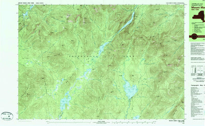United States Geological Survey Mount Marcy, NY (1979, 25000-Scale) digital map