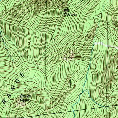United States Geological Survey Mount Marcy, NY (1979, 25000-Scale) digital map